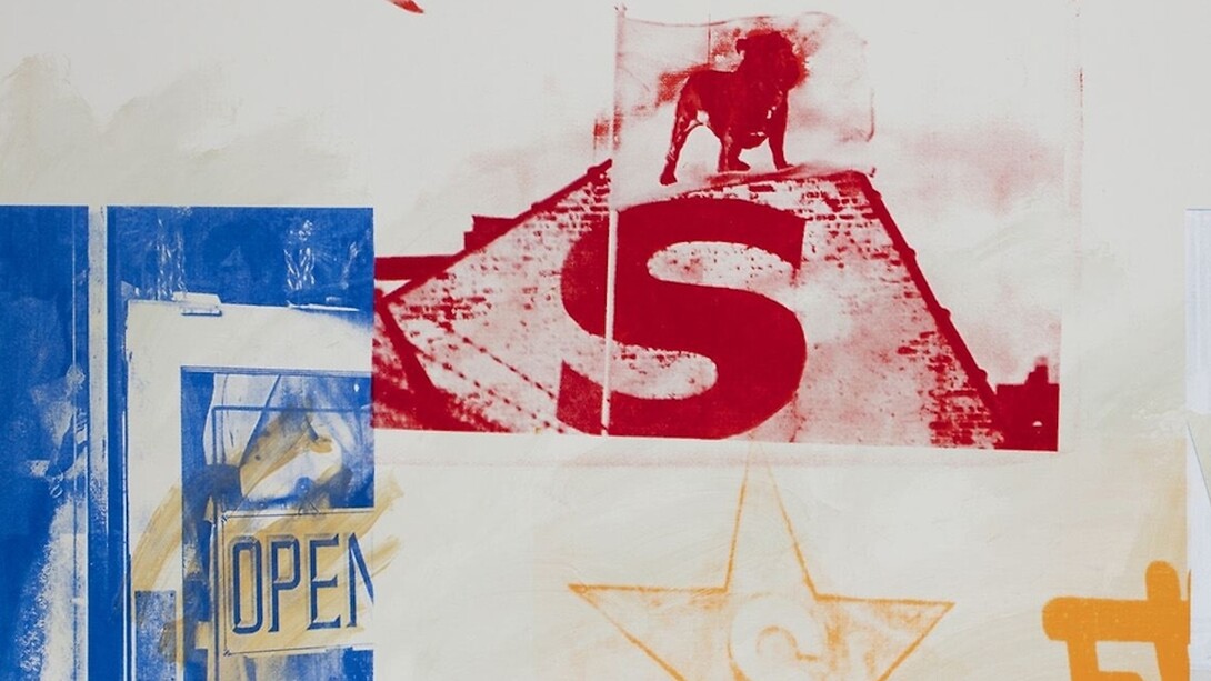 Robert Rauschenberg, Exhibition view. Courtesy of Galerie Thaddaeus Ropac