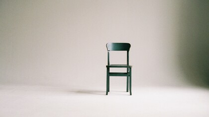 Chair in an empty room