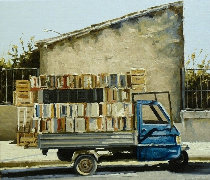 Andrea Di Marco, Apecasse, 2012, 70 x 60 cm