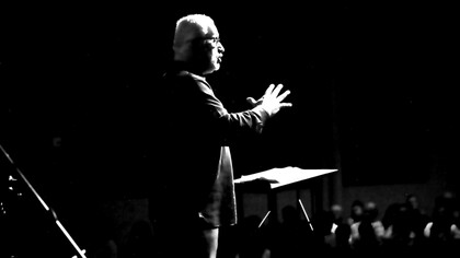 Symbolisches Bild einer Rede