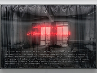 Filipe Marques, "Feel it, no fear. The flesh is yields and is num", vista da exposição na Galeria Fernando Santos, 2017. Fotografia de Rui Apolinário e Ana Maria Pinto