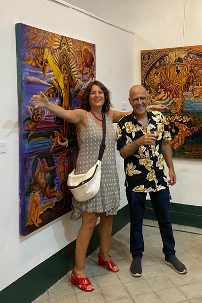 Exposición de Alejandro Goldschwartz en la Galería Palermo H, en Tucumán 712, Buenos Aires, Argentina