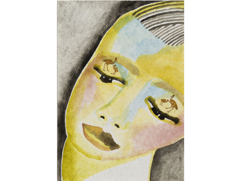 Francesco Clemente, Emblems of Transformation 4, 2014. Watercolour on paper. 29.6 x 20.9 cm / (11⅝ x 8¼ in) © the artist, image Courtesy of Francesco Clemente and Blain|Southern, Photographer: John Berens, 2014
