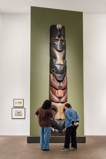 Arts of indigenous America, exhibition view. Courtesy of De Young Museum