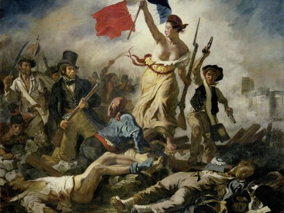 'La libertad guiando al pueblo' (1830), Delacroix