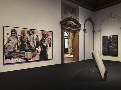 Helter Skelter: Arthur Jafa and Richard Prince, vista della mostra. Cortesia di Fondazione Prada