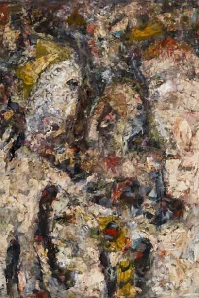 Gene Mann, Untitled, 2008, Mixed media on paper, 25.5 x 19 inches (64.8 x 48.3 cm)