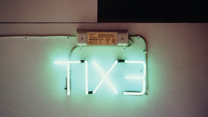 Cerith Wyn Evans
TIX3, 1994
© Cerith Wyn Evans, courtesy White Cube Photo: Stephen White