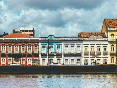 Centro histórico de Recife, No Brasil. Recife, capital do estado de Pernambuco foi fundada em 1537 e atualmente é a metrópole da região Norte-Nordeste do país