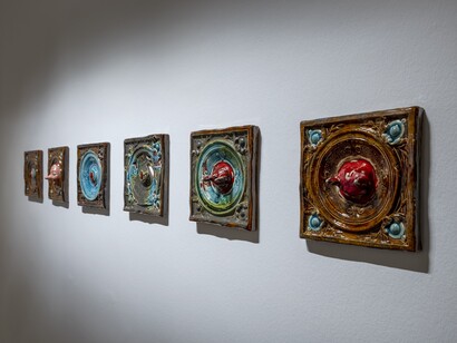 İz Öztat, There and now, and after, exhibition view. Courtesy of Zilberman Dialogues