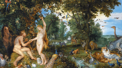 «El Jardín del Edén con la caída del hombre» (1617), Rubens & Brueghel el Joven