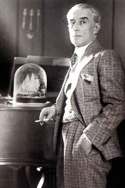 Una pausa del maestro Maurice Ravel