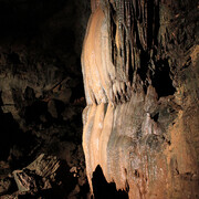 Fia Backström, Rock formation in Seneca Caverns, 2017/2025. Courtesy of the artist and Queens Museum 