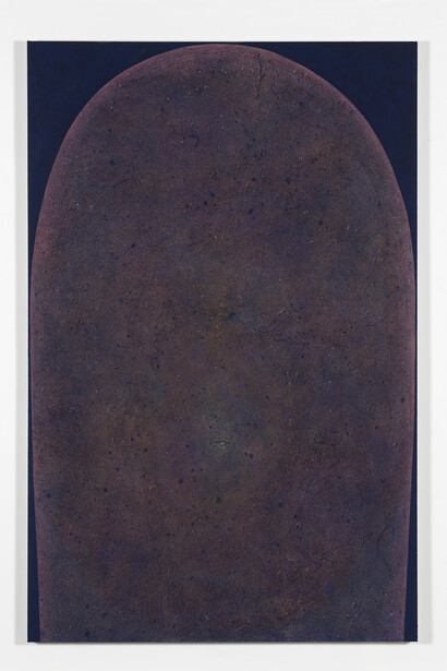 Luisa Rabbia, LingamYoni (1), 2017
acrylic and colored pencil on paper mounted on canvas, 74 x 48 inches (188 x 122 cm). Courtesy of Peter Blum Gallery, New York
 