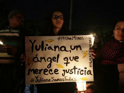 Manifestación de repulsa por el horrendo crimen