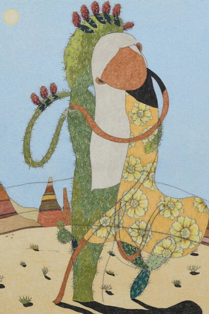 Shintaro Miyake, 最後のステップ The last step (detail), 2026. Courtesy of Tomio Koyama Gallery