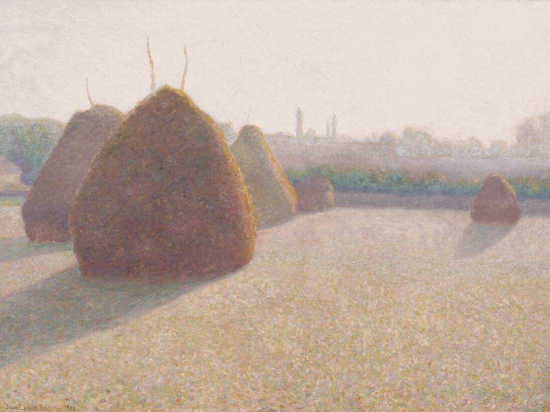 John Leslie Breck, Morning Fog and Sun, 1892, oil on canvas, 81.3 x 117.3 cm, Terra Foundation for American Art, Chicago, Daniel J. Terra Collection © Terra Foundation for American Art
