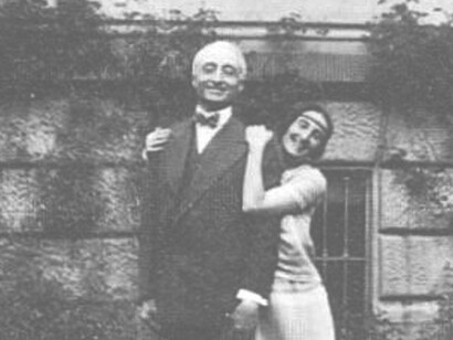 Riccardo e Cesarina Gualino nella villa di Via Galliari