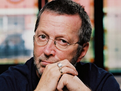 Un primo piano di Eric Clapton