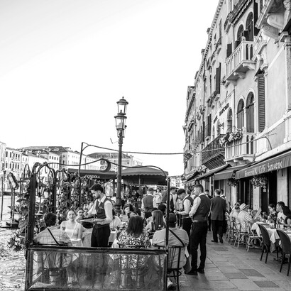 Ristorante Saraceno, esterno. Venezia, Italia