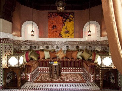 The Royal Mansour, living room