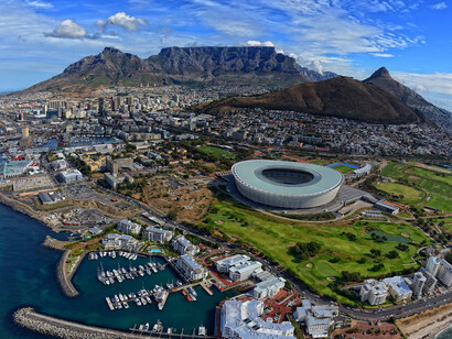 Cape Town from the plane