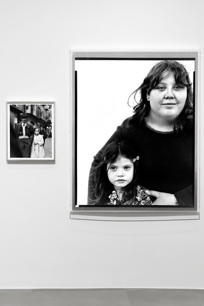 Richard Avedon, Italian days, exhibition view. Courtesy of Gagosian