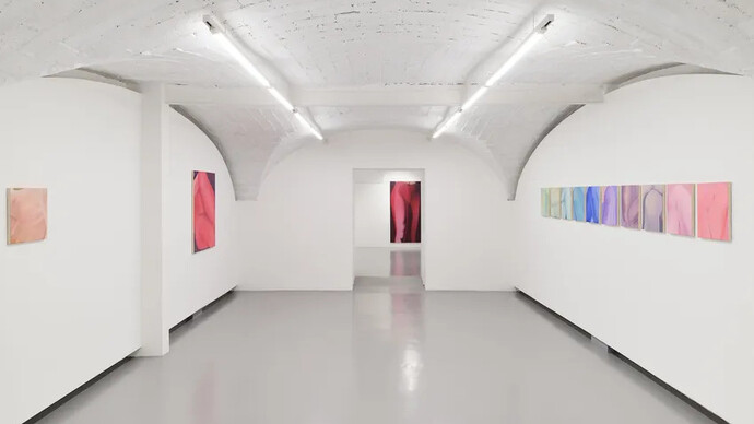 Adelisa Selimbašić, The dancefloor, vista della mostra. Cortesia di Galleria z2o Sara Zanin 