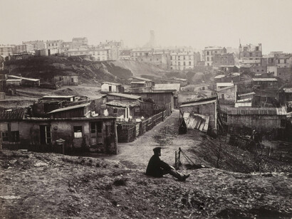 Charles Marville, Haute de la rue Champlain (vue prise á droit), ca.1877. Courtesy of Kunstmuseum