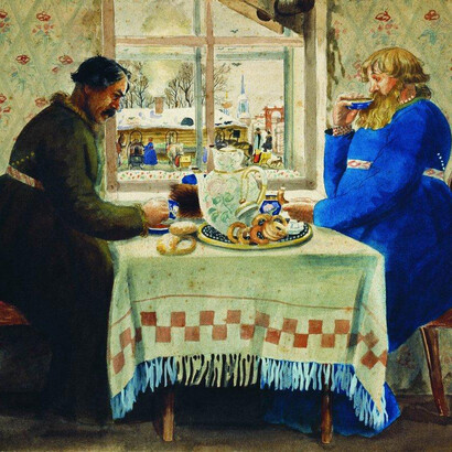Boris Kustodiev, *Coachman at Traktir*, 1920