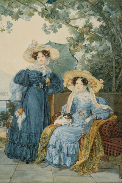 A.P. Bryullov, Portrait of Countess E.A. Vorontsova and Princess E.M. Golitsyna, 1825. Courtesy of New Tretyakov Gallery