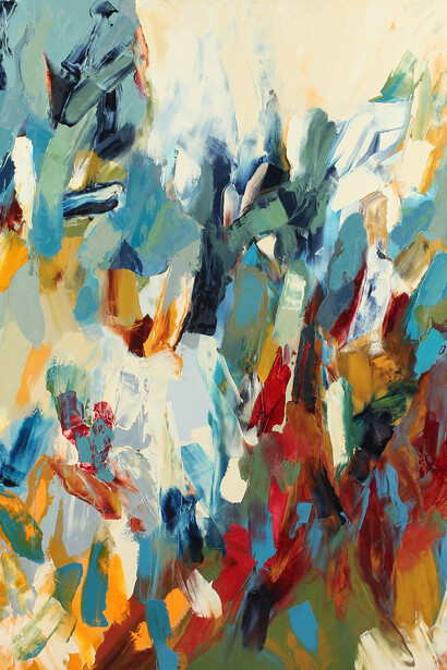 Striker #6, 70x63 inches