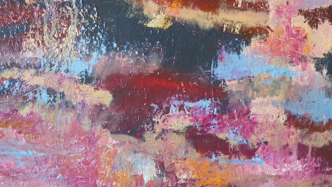 Marie-Claire Kramer, Fire, 15” x 21.5”, Oil on Canvas, Courtesy of Agora Gallery 