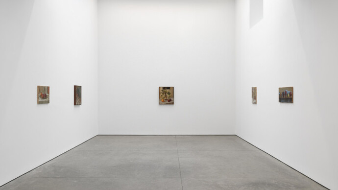 Hughie Lee-Smith, Still lifes, exhibition view. Courtesy of Karma Gallery