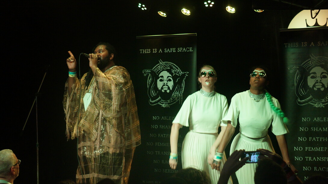 Tunde Olaniran creating a musical safe space at SXSW 2017. Photo: Catalina Maria Johnson
