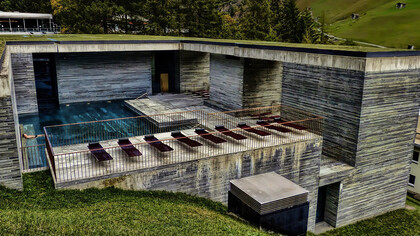 The Thermal Baths, located in Vals, Switzerland, is a hotel and spa complex developed over the Graubünden canton’s only thermal springs, completed in 1996 and designed by Peter Zumthor