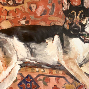 Riley Holloway, Welcome to the family (Dog), 2024. Courtesy of Backslash Gallery