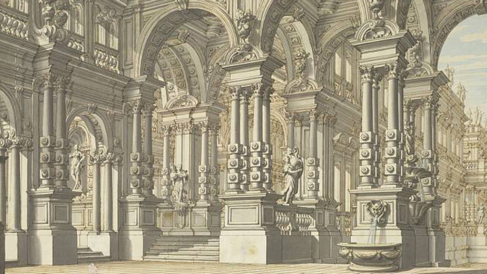 Masterworks of Architectural Drawing. Courtesy of Albertina Museum