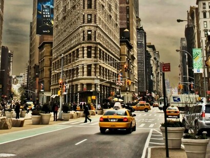 Avenida em Manhattan