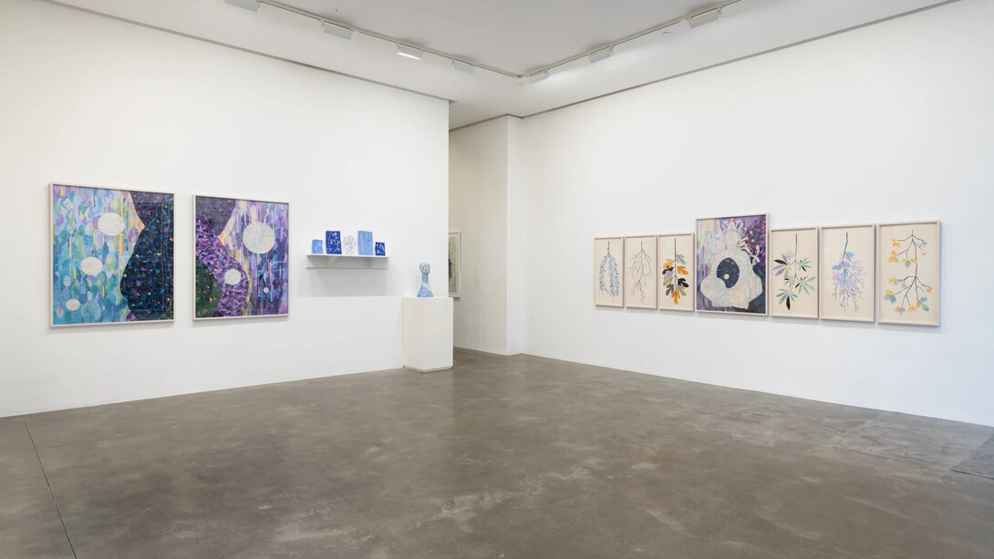 Saya Woolfalk, The woods woman method, exhibition view. Courtesy of Susan Inglett Gallery