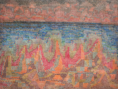 Paul Klee (1879-1940). Acantilados junto al mar, 1931, Musée de l'Orangerie, Paris, Francia