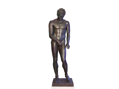 Apoxyomenos. Bronze, Hellenistic or Roman replica after a bronze original from the second quarter or the end of the 4th century BC. © Tourism Board of Mali Losinj