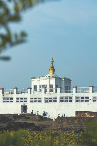 The Maya Devi Temple in Lumbini stands as a symbol of Nepal's rich religious history