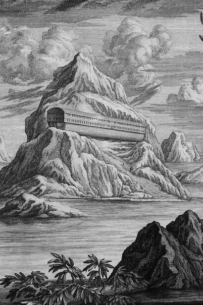 La imagen de Phillip Medhurst Torá 59. El Arca de Noé. Génesis cap 8 v 10-11