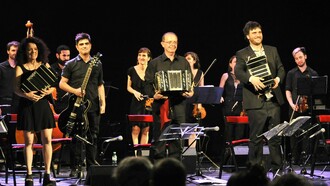 Imagen de una orquesta típica