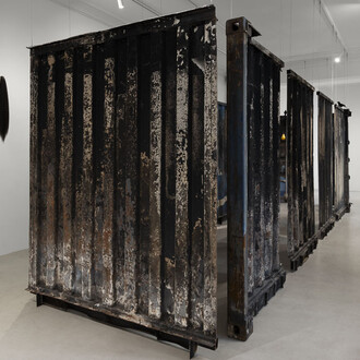 Petrit Halilaj, Who does the earth belong to while painting the wind?! Exhibition view. Courtesy of ChertLüdde
