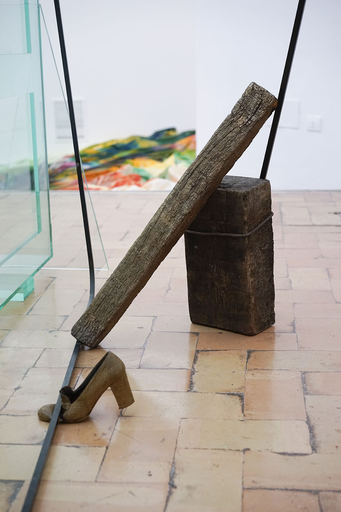 Katharina Grosse e Tatiana Trouvé. Courtesy of L’Accademia di Francia a Roma 