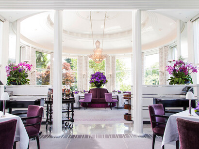 Pabellón del hotel Baur au Lac. Zurich