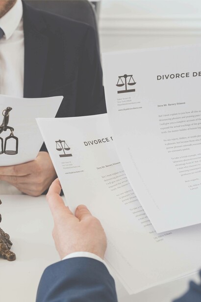 Lawyer runs client through divorce protocol