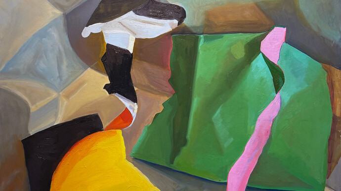 Caroline Gasteen, Gnawing at the cord (For Amy) (detail), 2026. Courtesy of Onespace Gallery